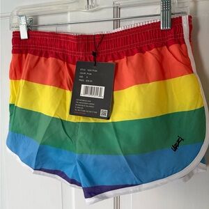 UZZI Pride Rainbow Swim Shorts - BNWT - Men’s Small